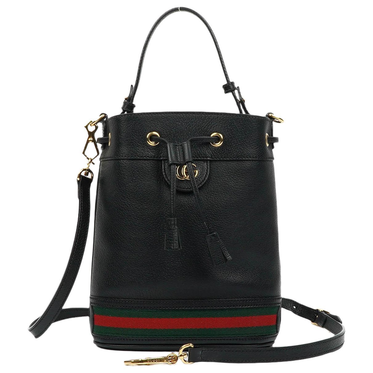 Ophidia Bucket leather handbag