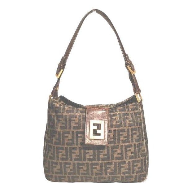 Pocket leather handbag