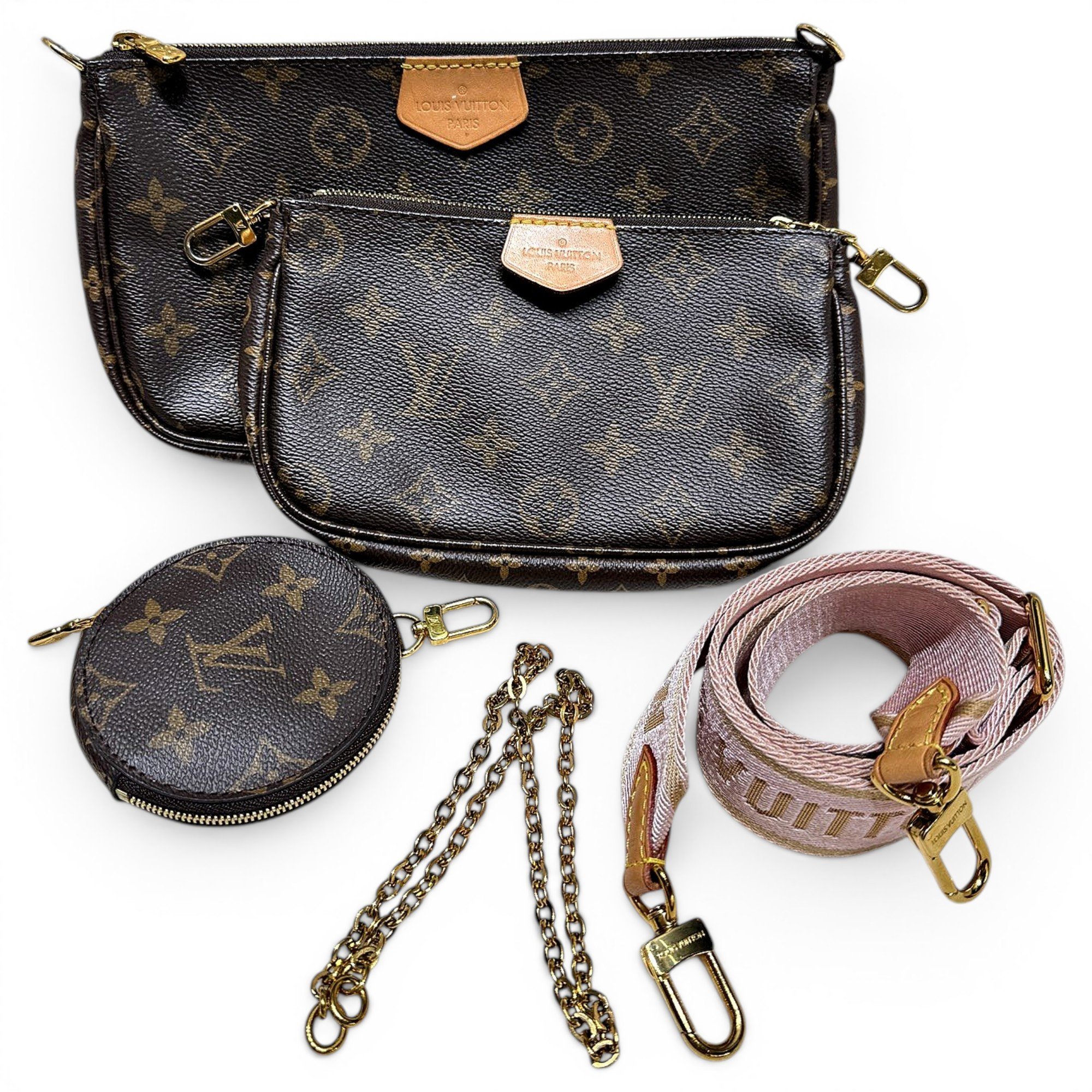 Multi Pochette Accessoires leather handbag