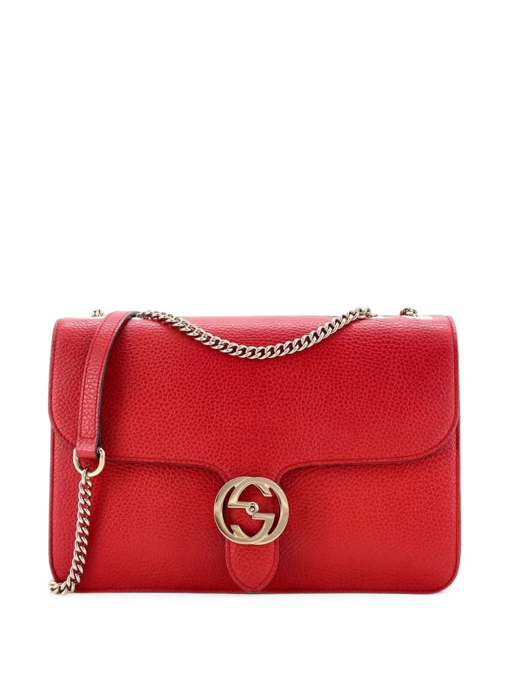 Interlocking Leather Medium shoulder bag