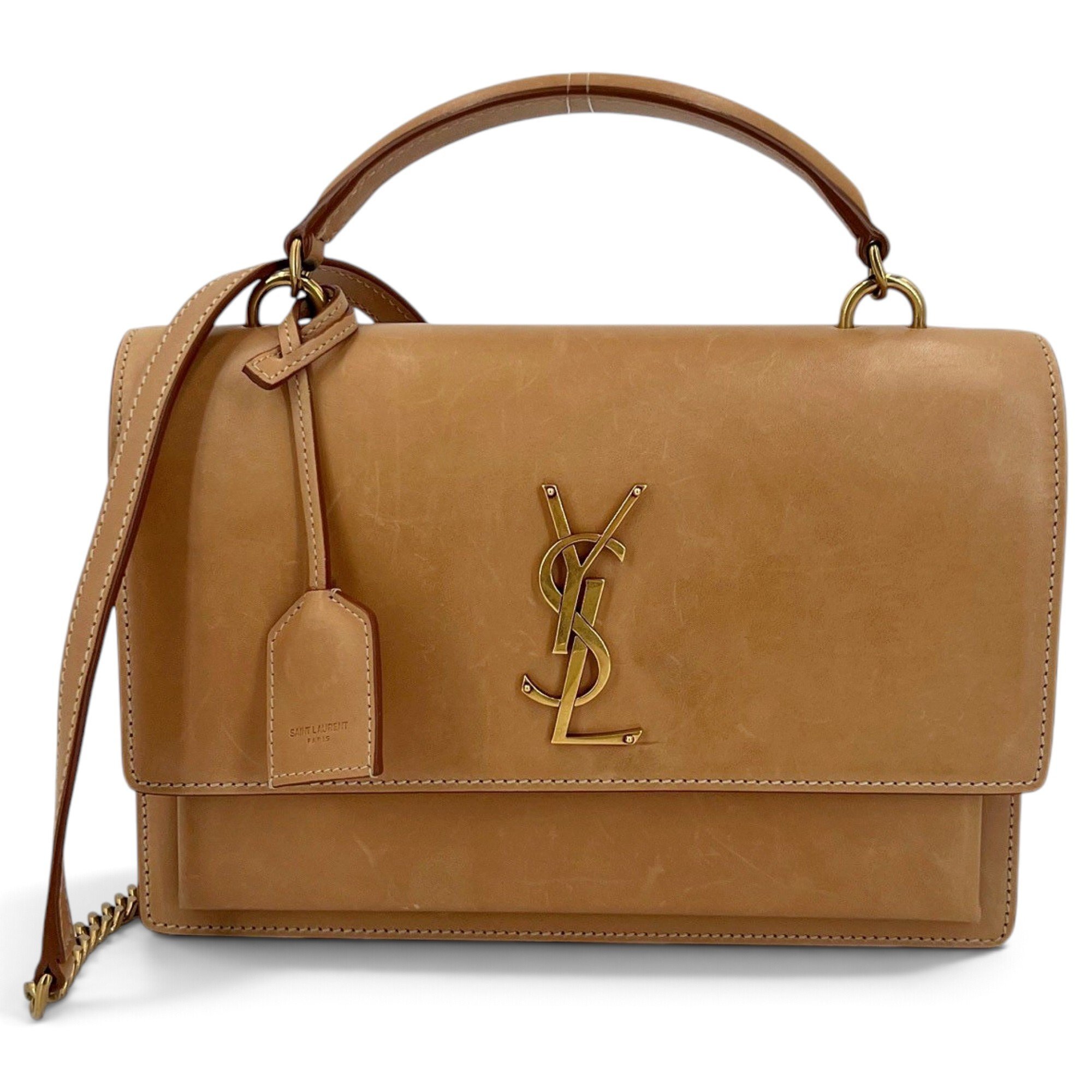 Sunset leather handbag