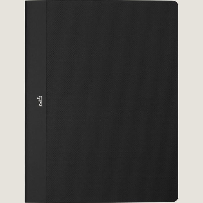 Noir Grain d'H MM Lined Notebook