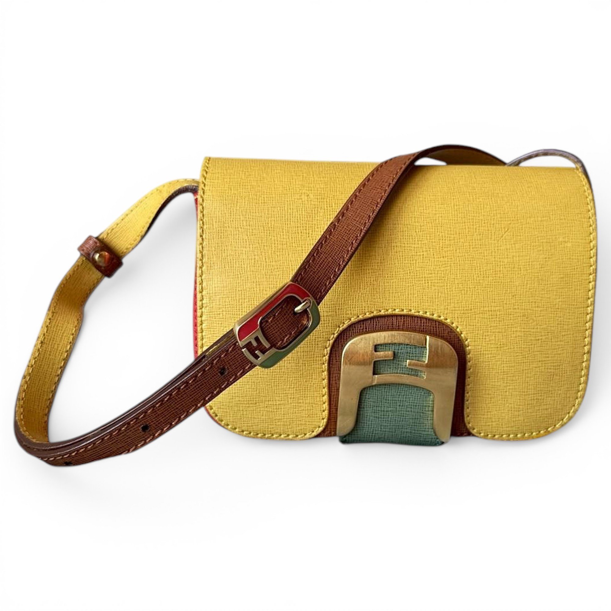 Chameleon leather mini bag