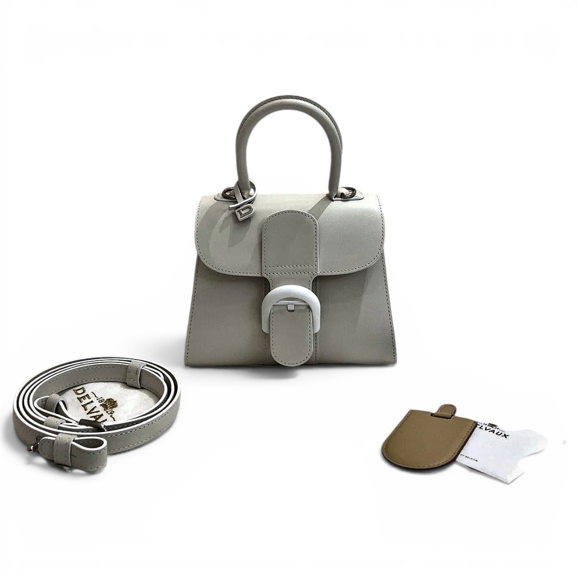 Brillant leather mini bag