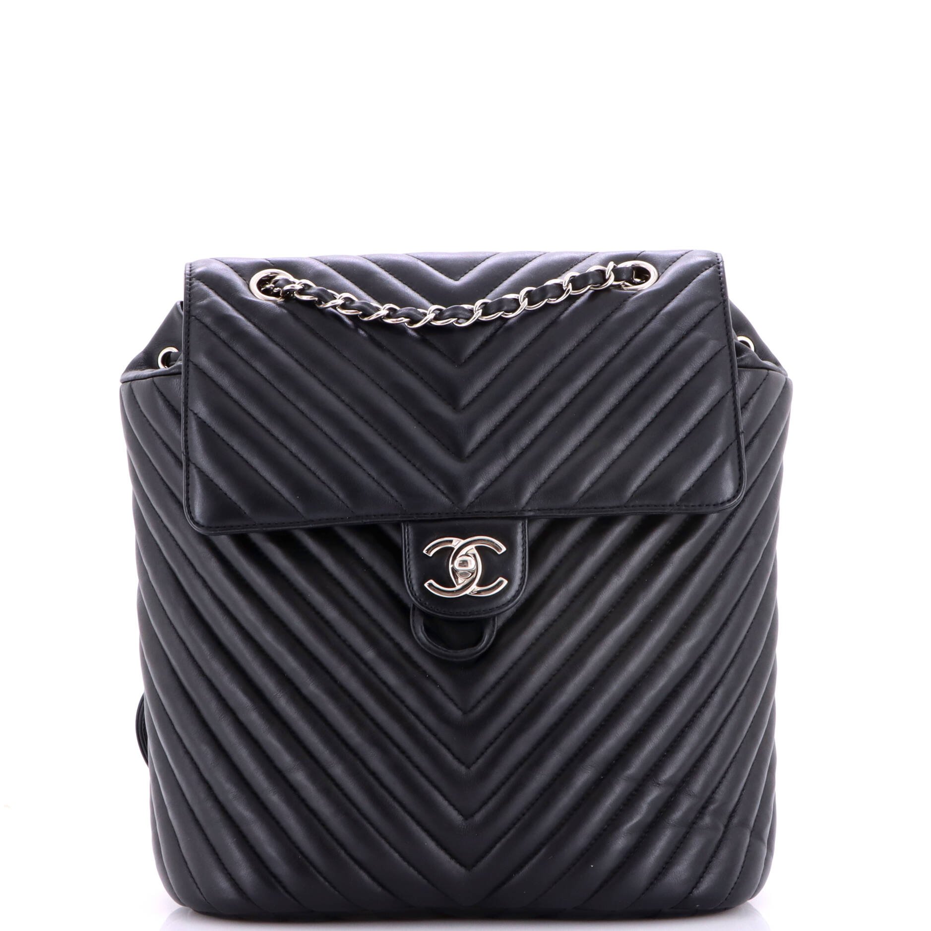 Urban Spirit Backpack Chevron Leather Large