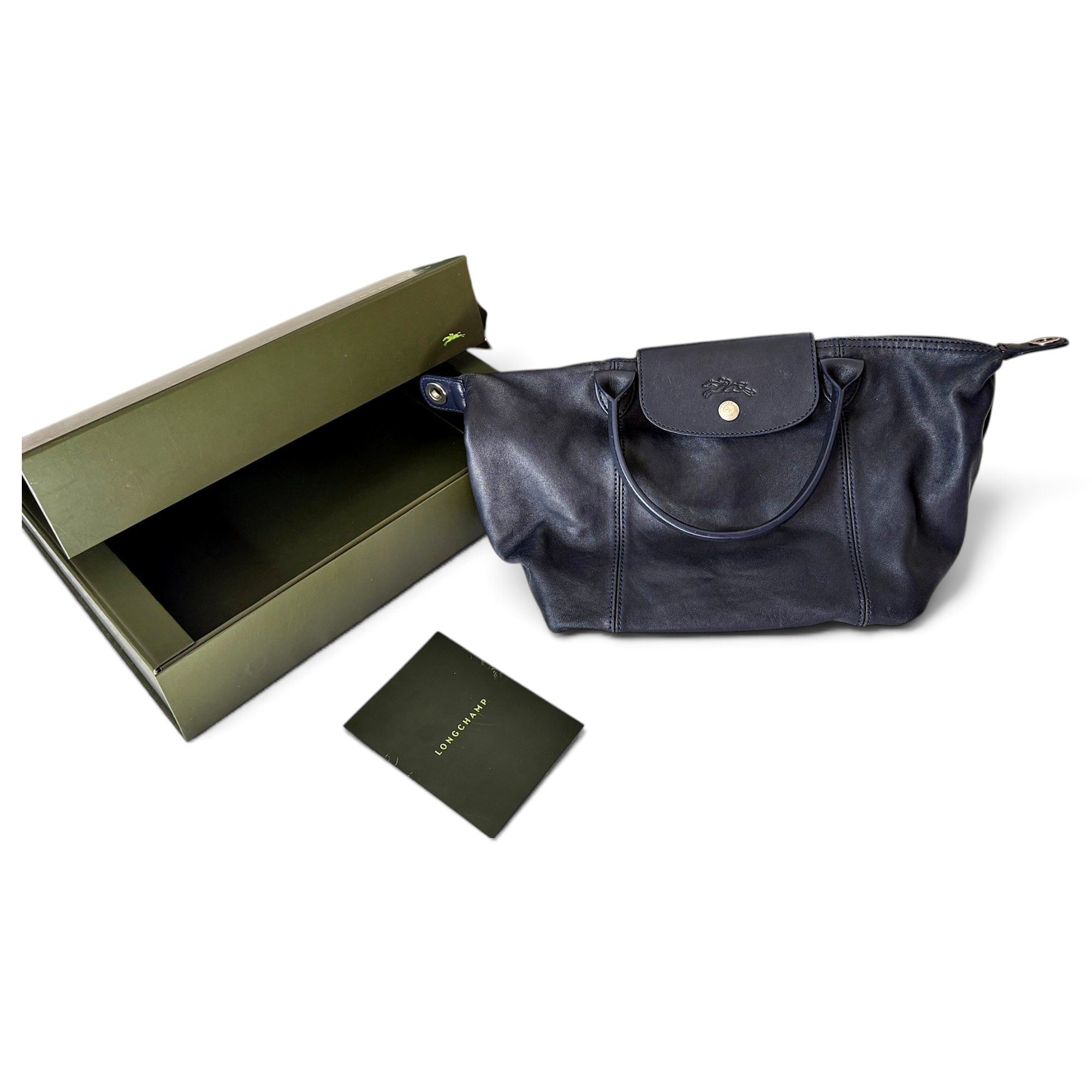 Pliage leather handbag