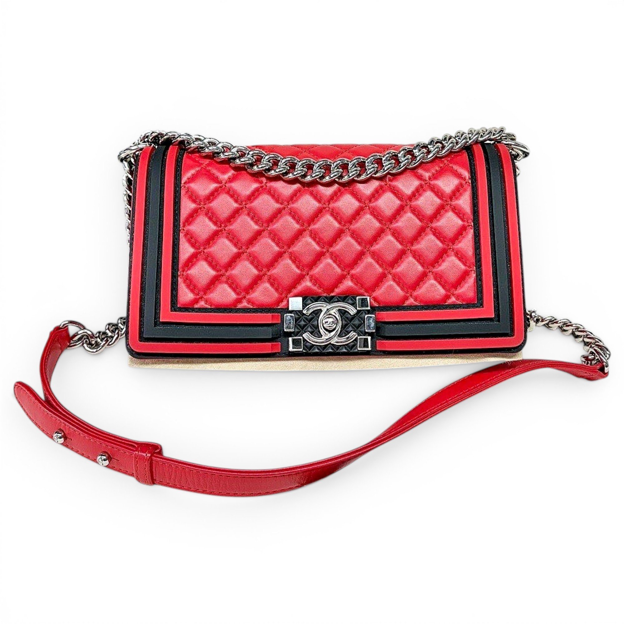 Boy leather crossbody bag