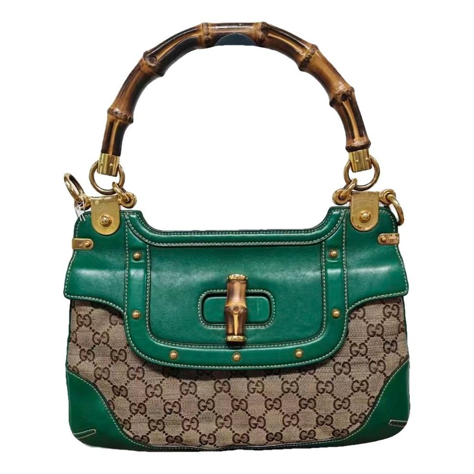 Bamboo Convertible Satchel cloth handbag