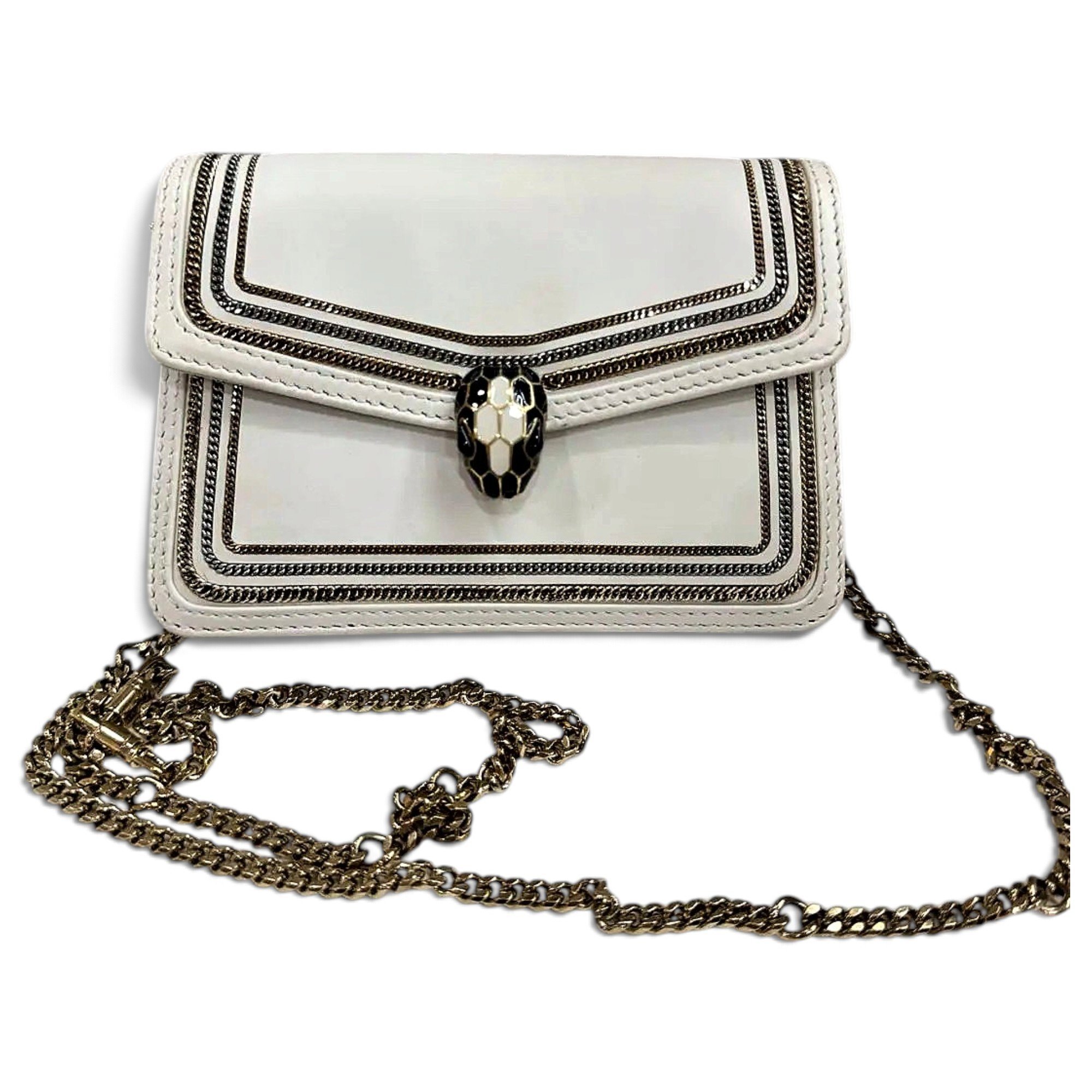 Serpenti leather crossbody bag