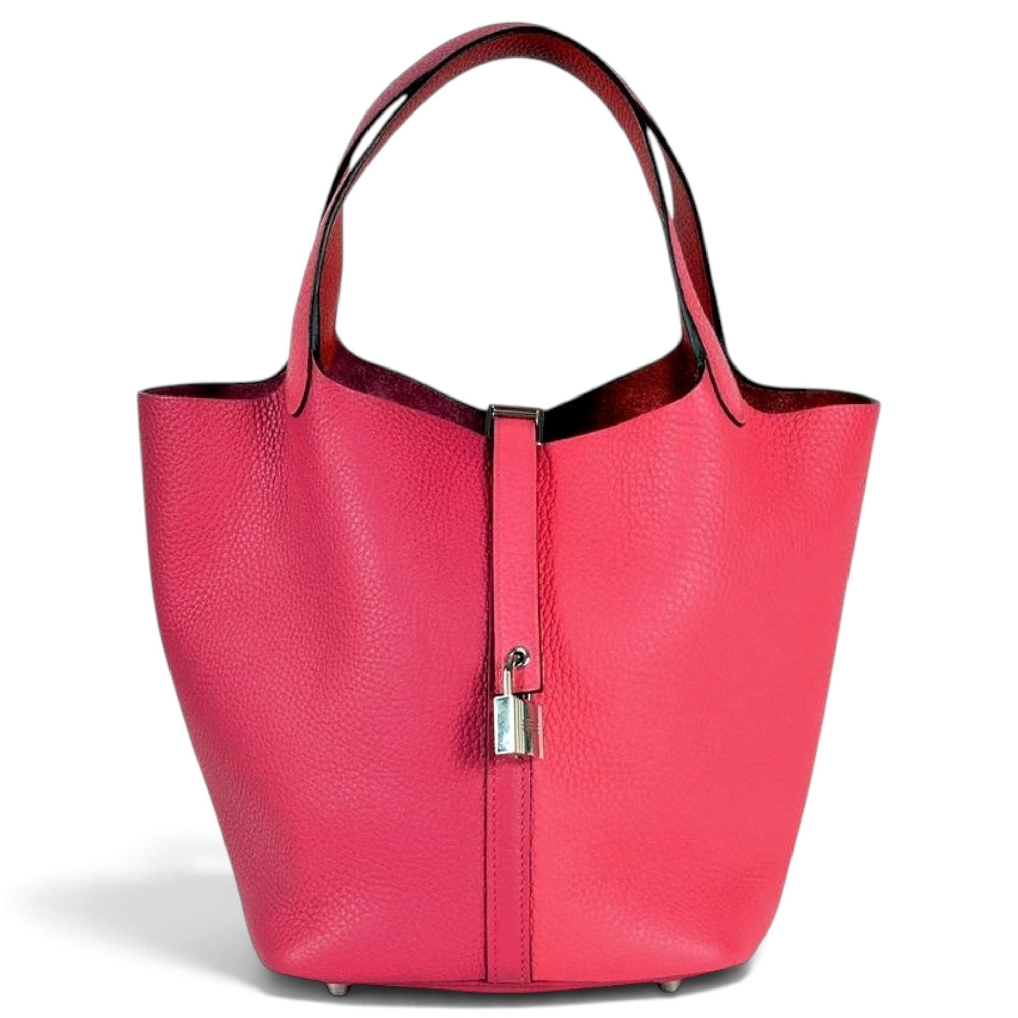 Picotin leather handbag