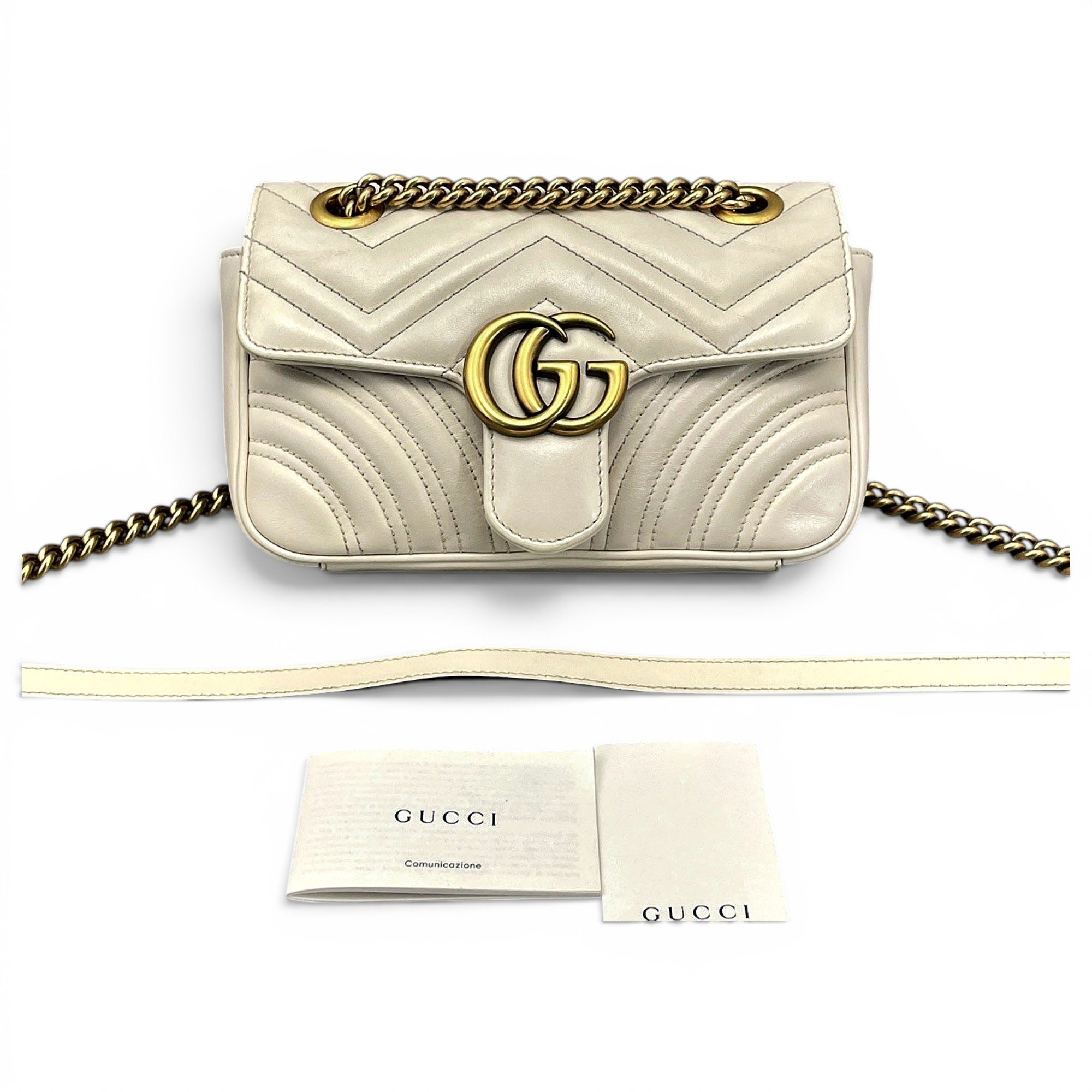GG Marmont Flap leather handbag