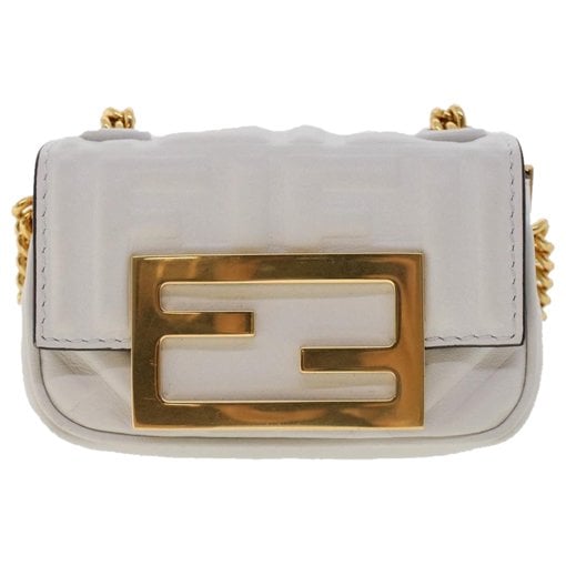 Baguette Chain leather handbag