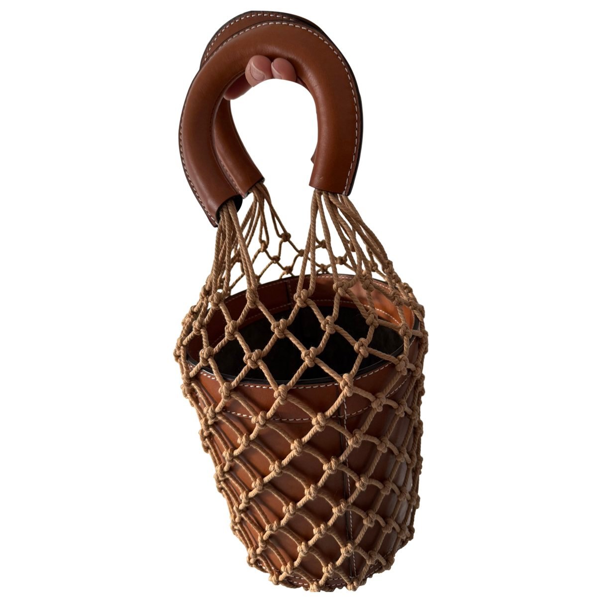 Moreau leather handbag