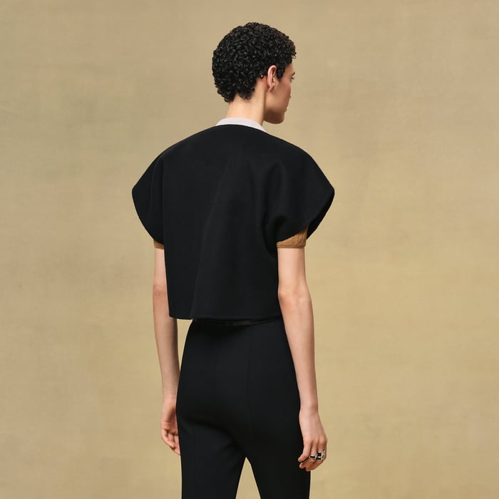 Noir Short-sleeve Bolero Jacket
