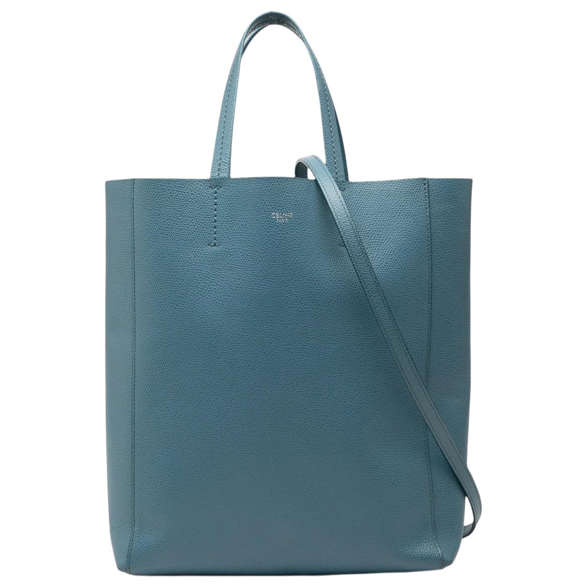 Cabas leather satchel