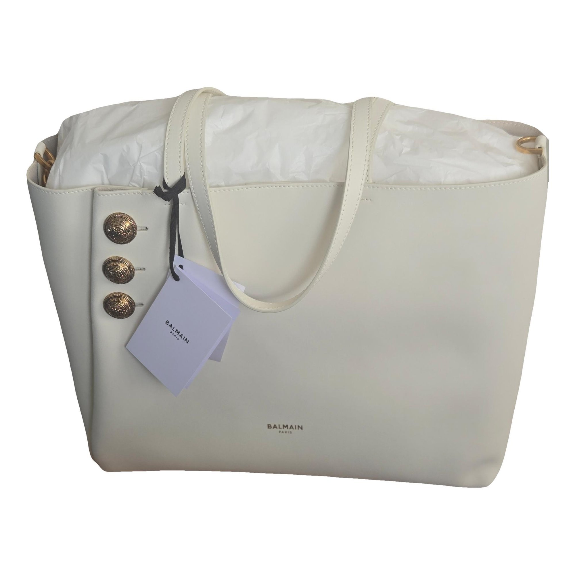 Balmain Leather tote