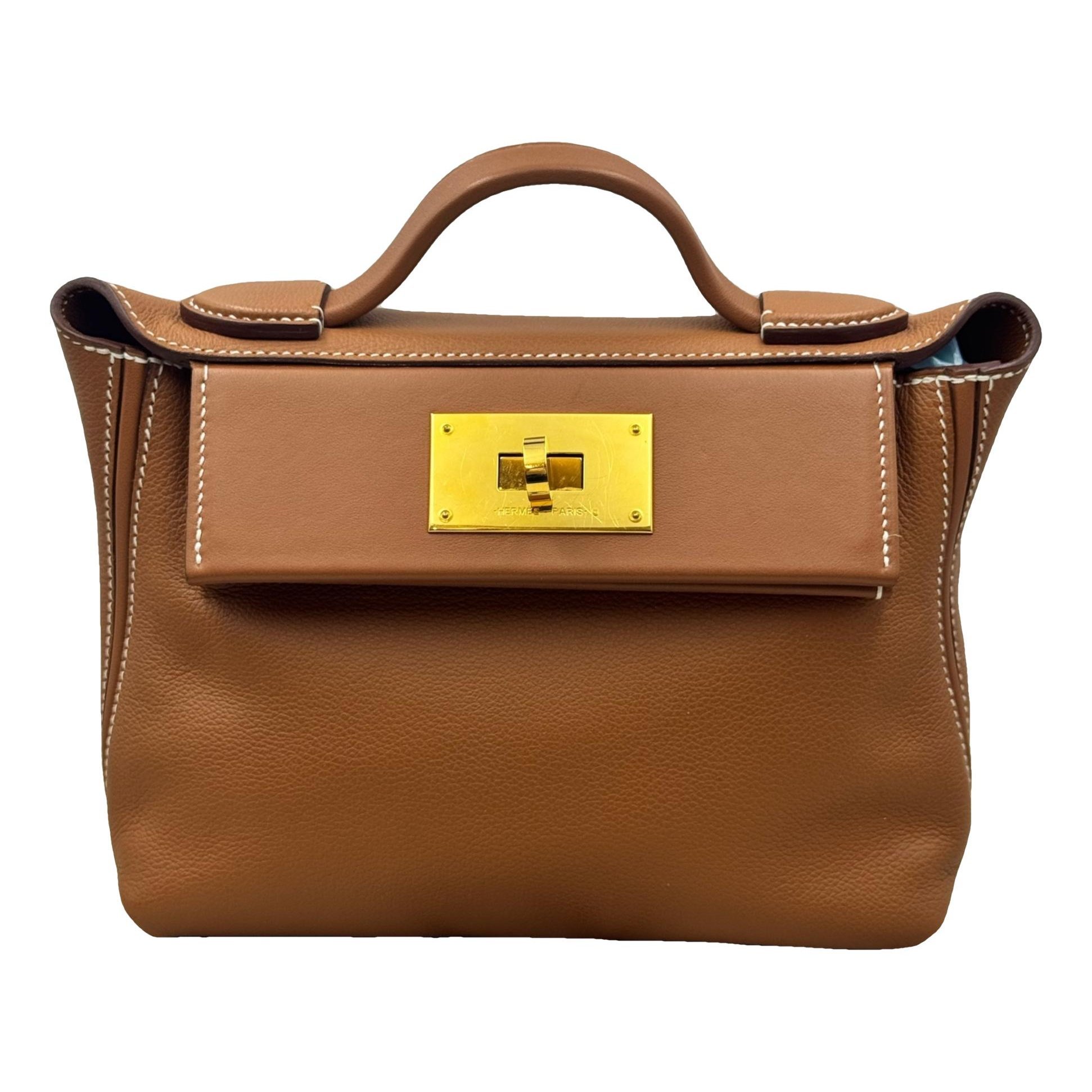 24/24 leather handbag