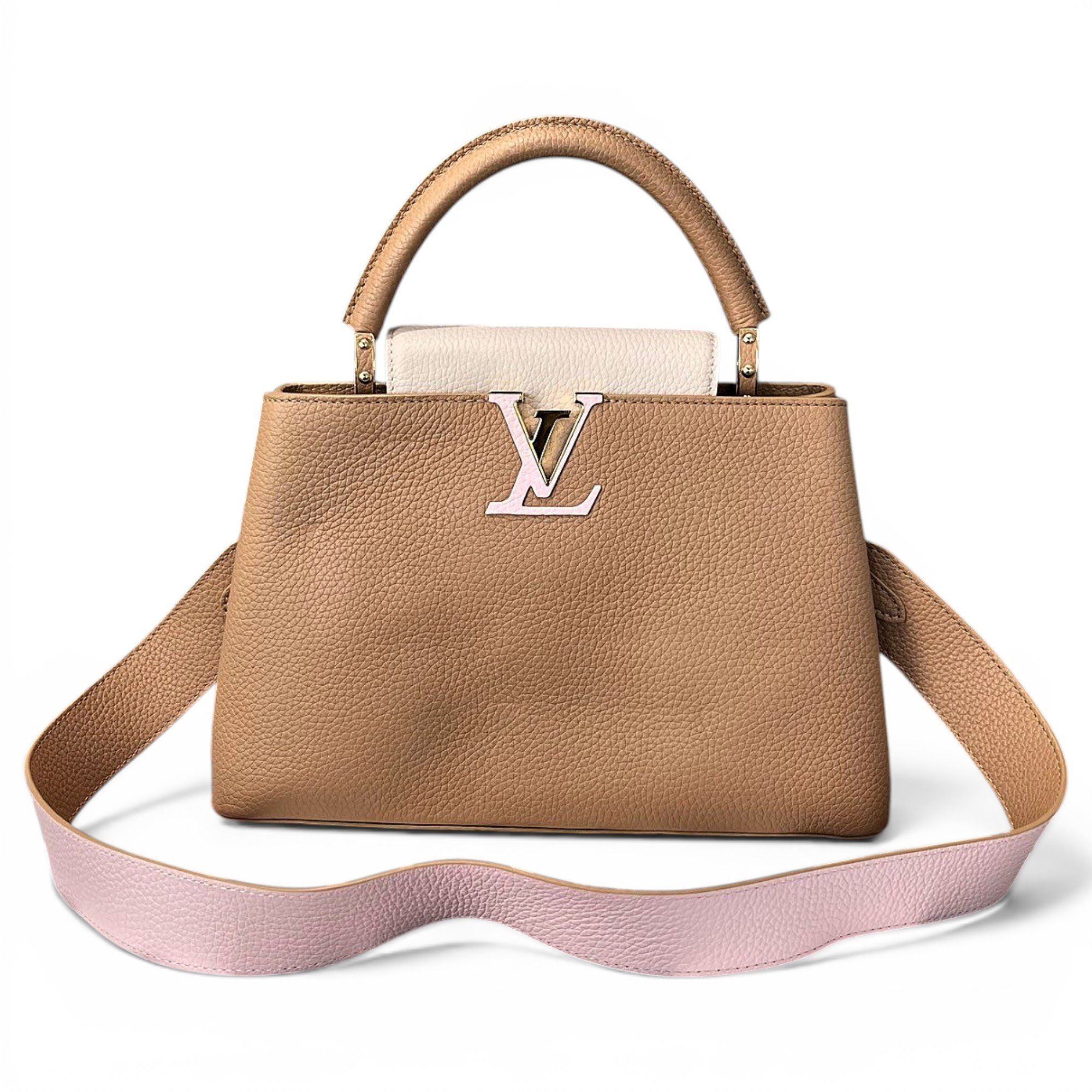Capucines leather handbag