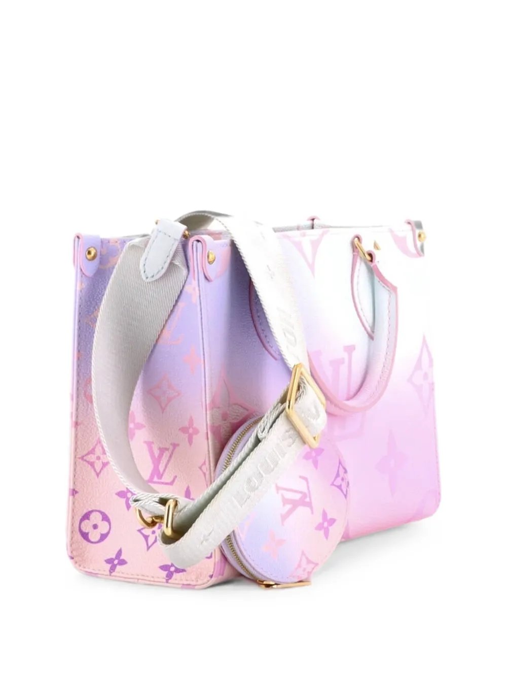 OnTheGo Tote Spring in the City Monogram Giant Canvas PM shoulder bag