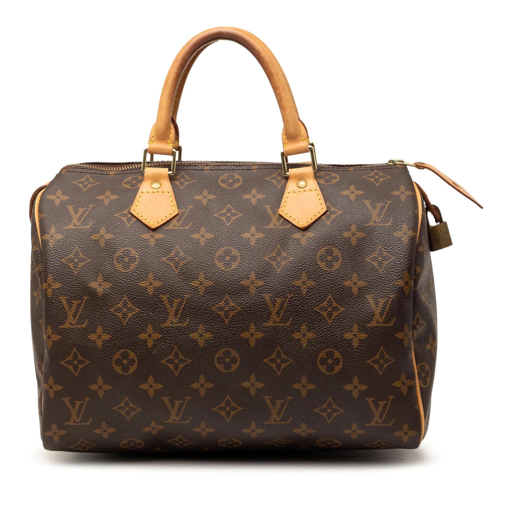 Speedy leather bag