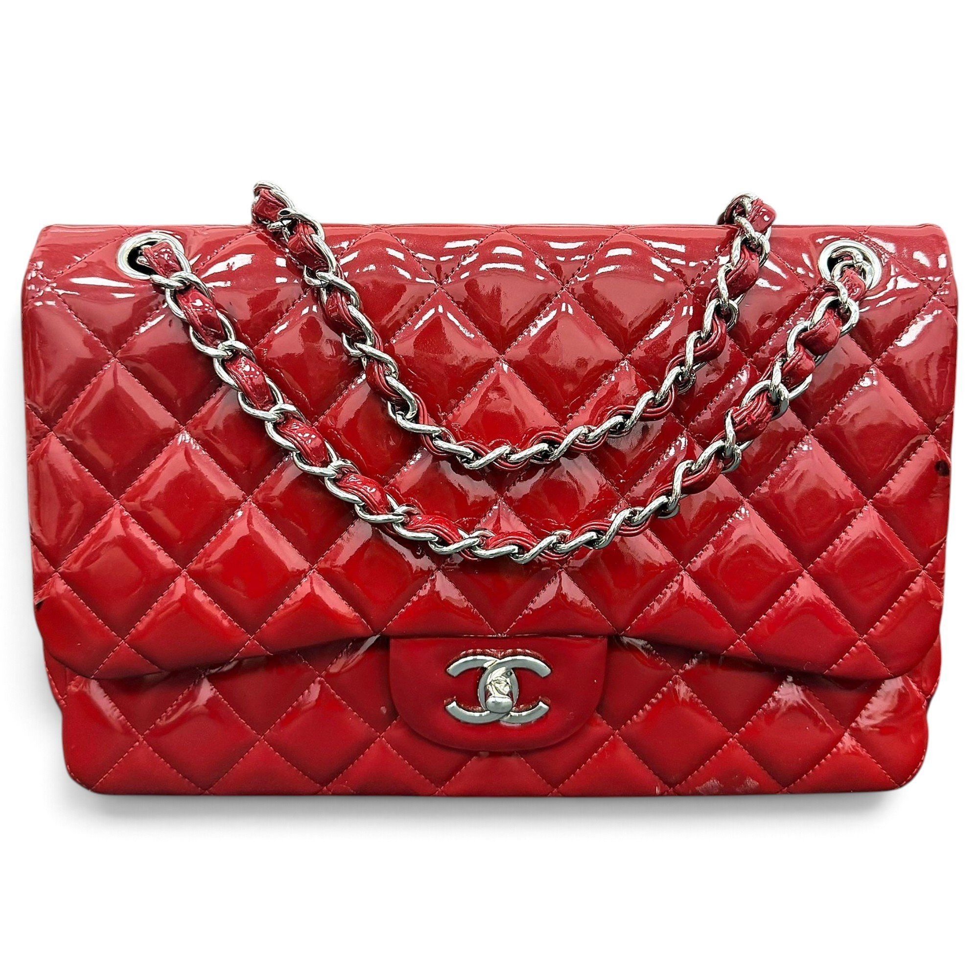 Timeless/Classique patent leather handbag