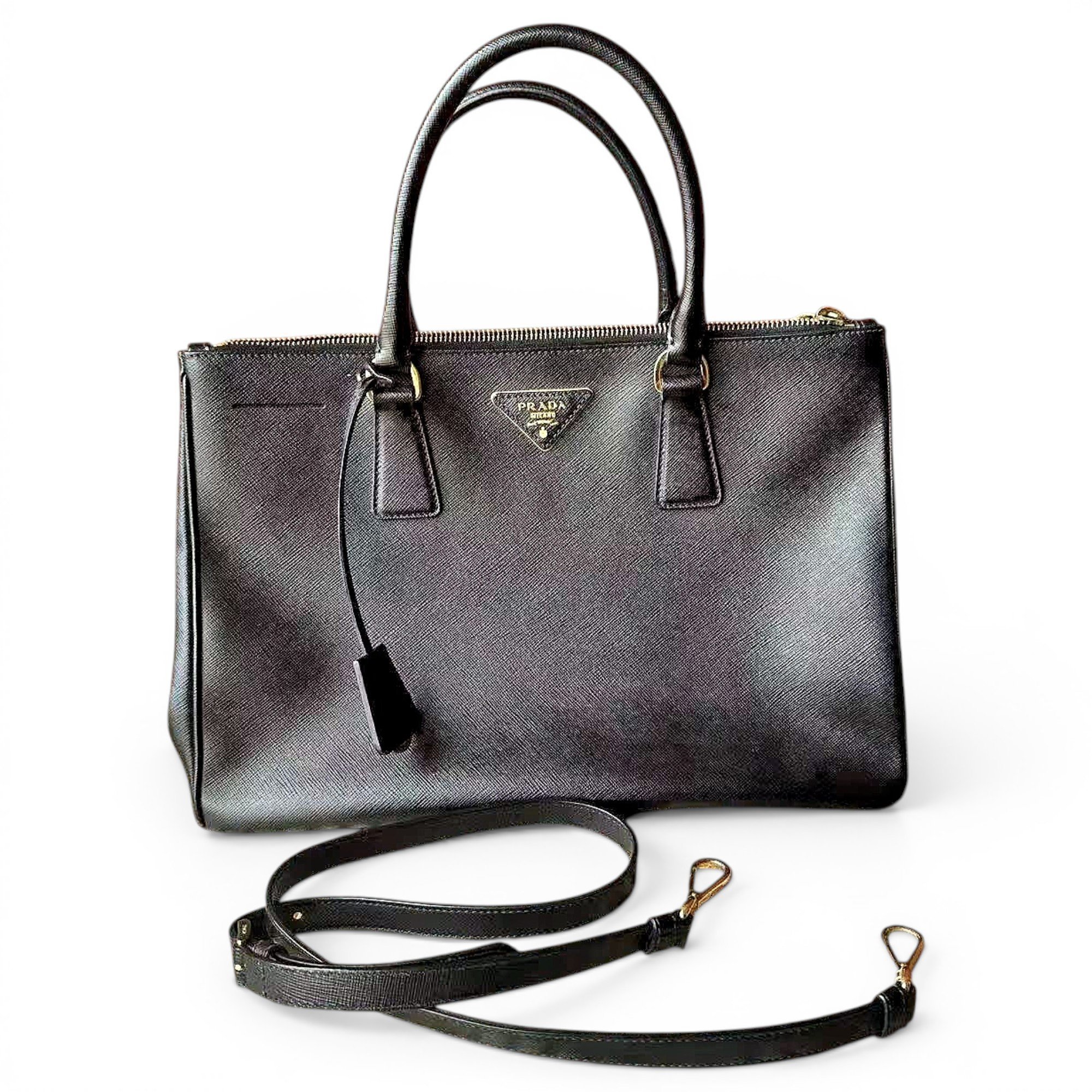 Galleria leather handbag