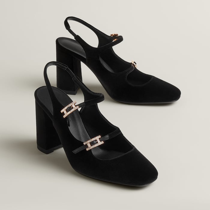 Noir Jackie 90 Pump