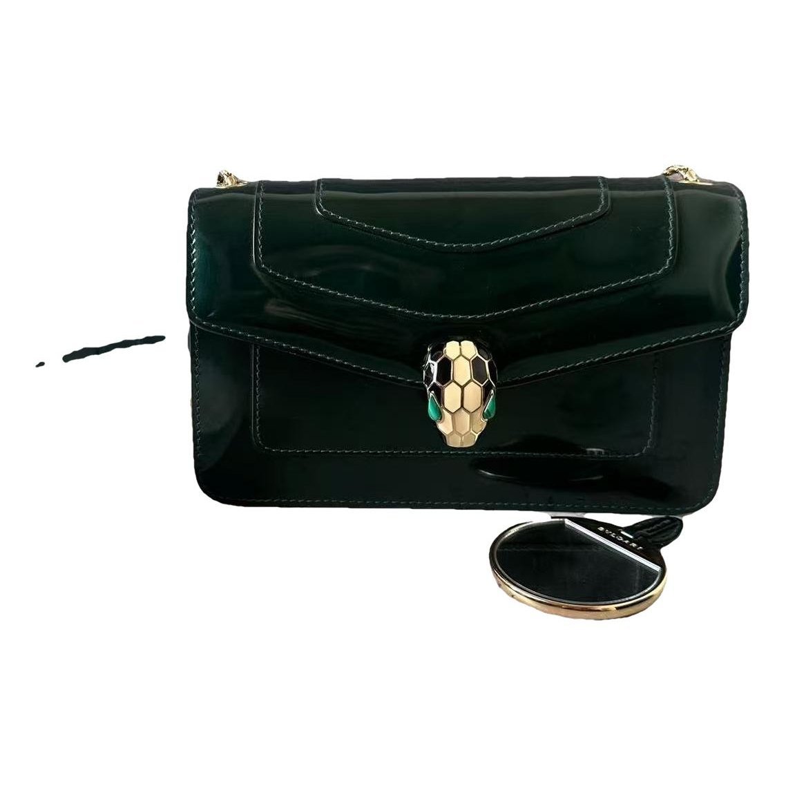 Serpenti leather handbag
