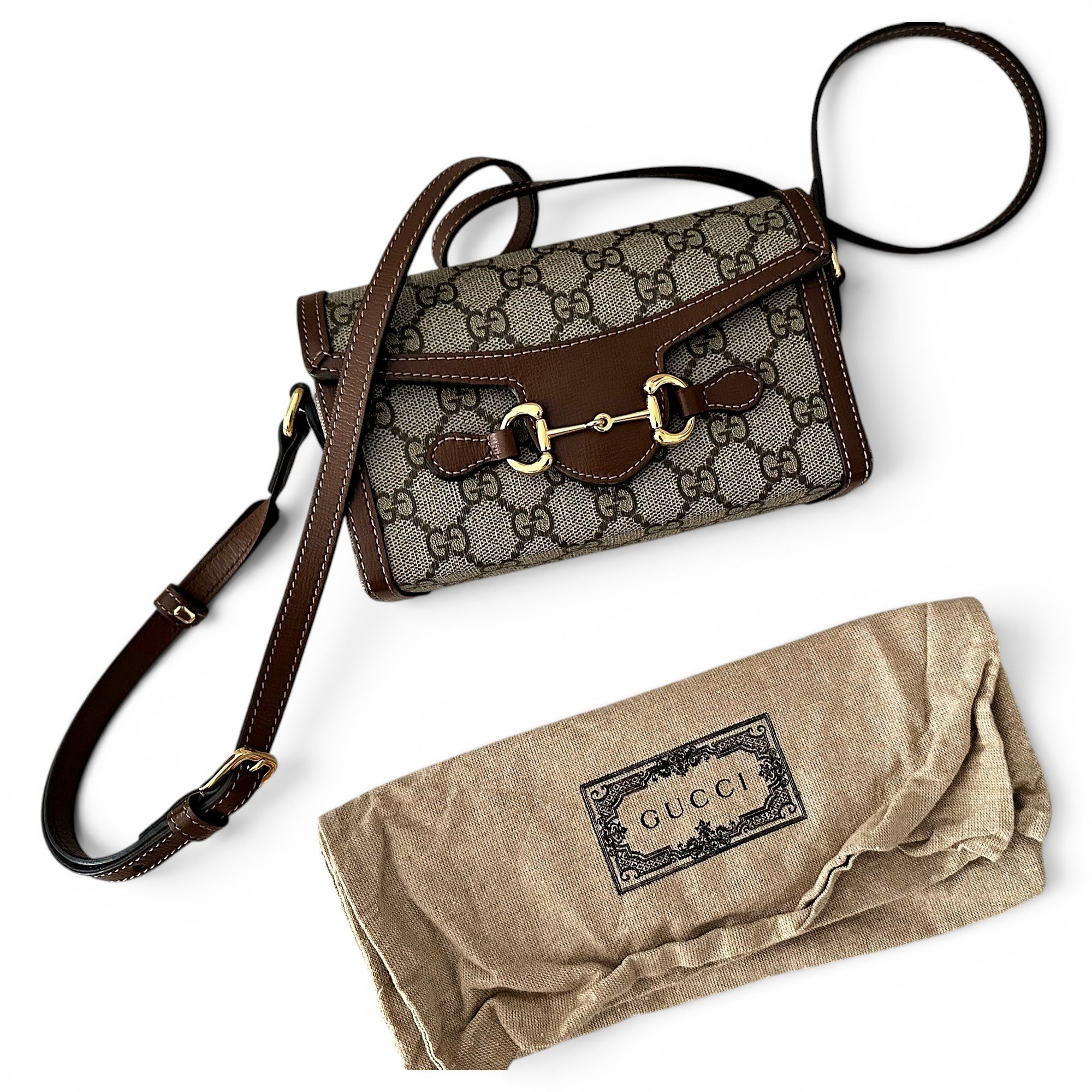 Horsebit 1955 leather handbag