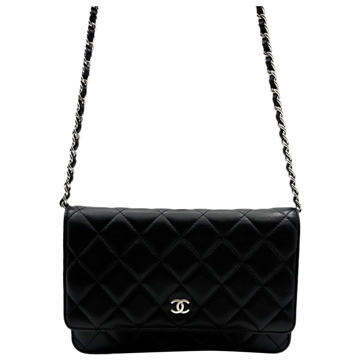 Wallet On Chain Timeless/Classique leather crossbody bag