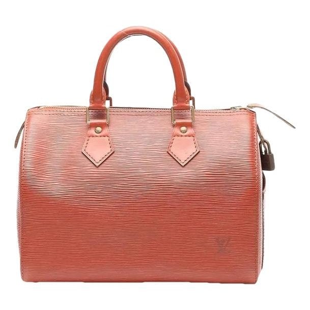Speedy leather handbag