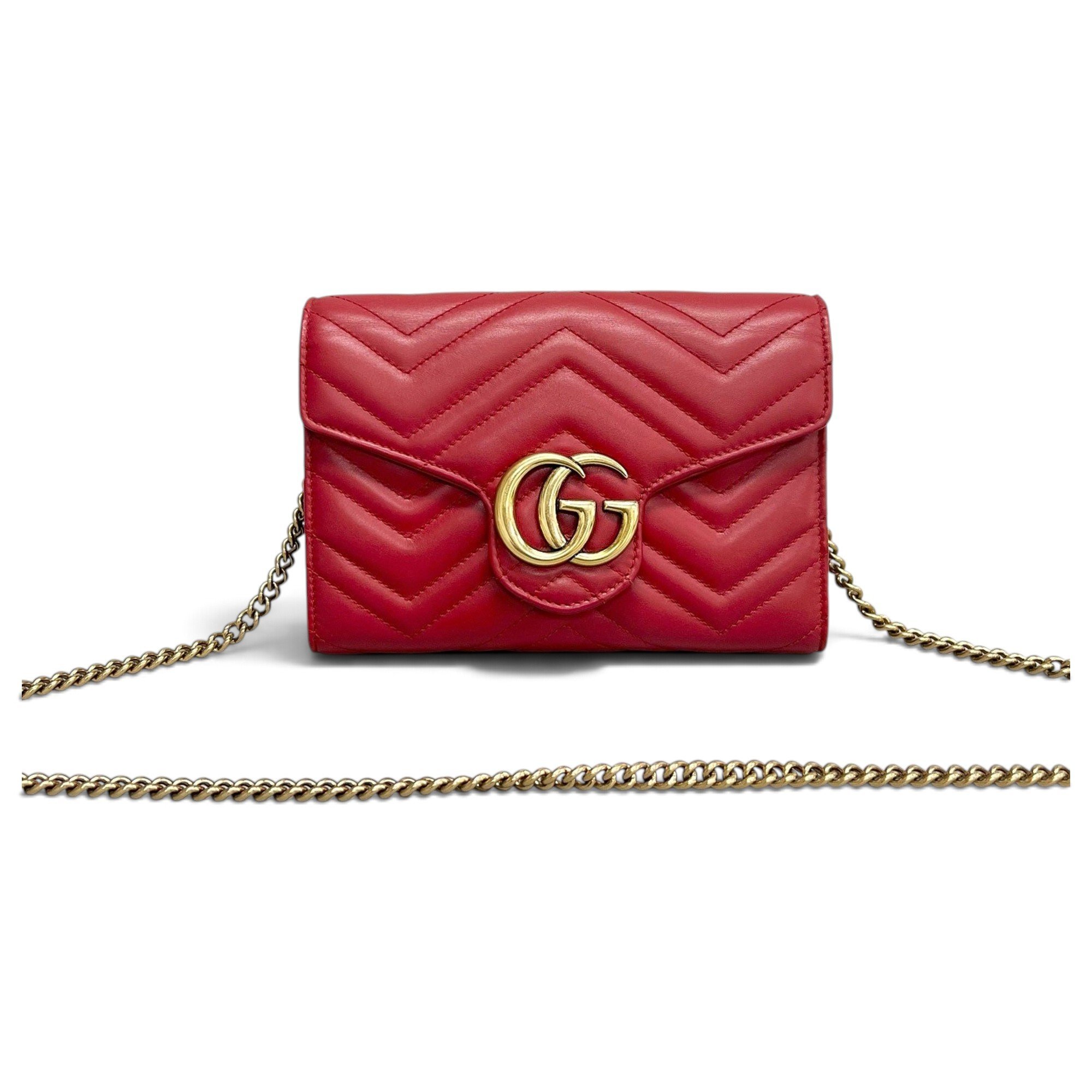 GG Marmont Chain leather handbag