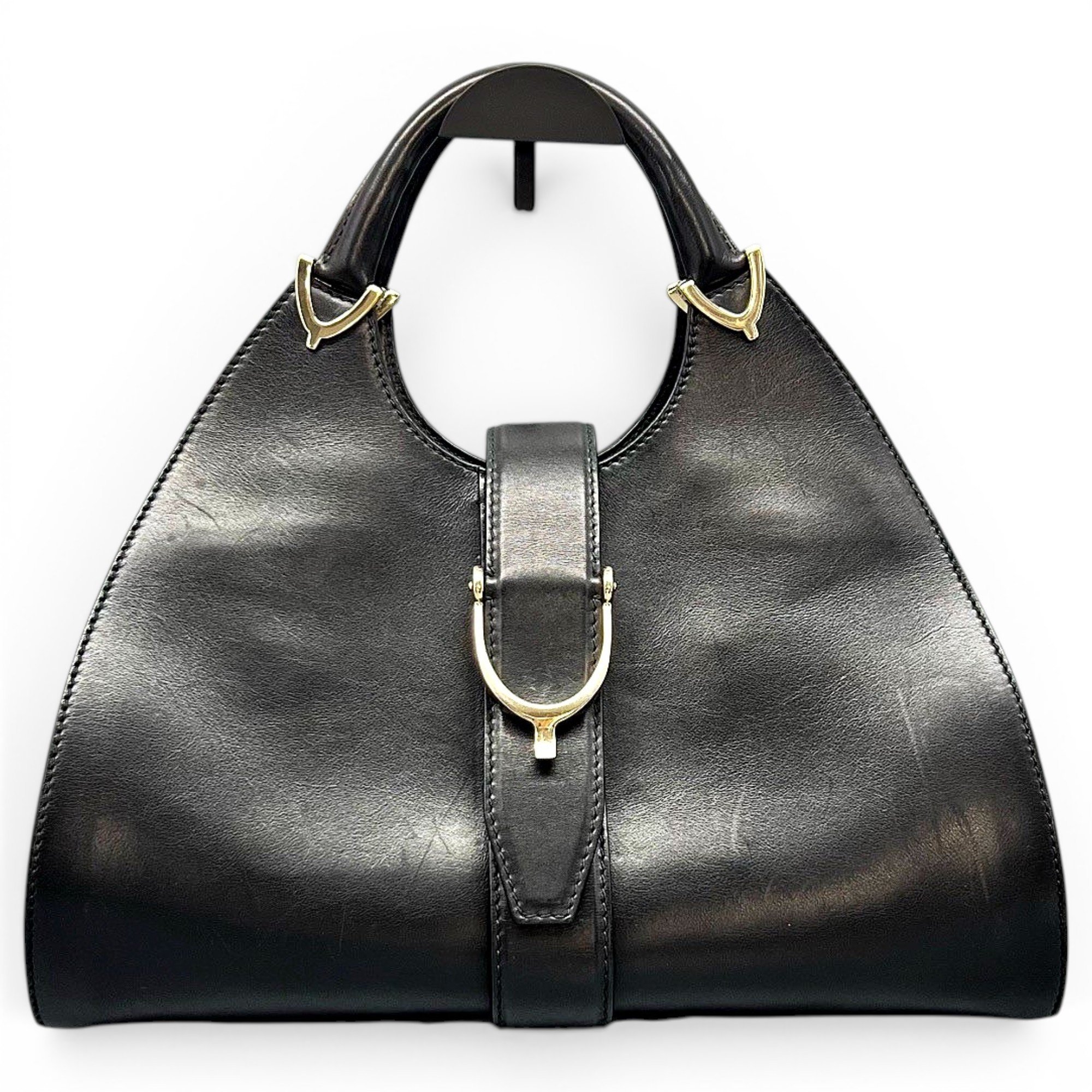 Stirrup leather handbag