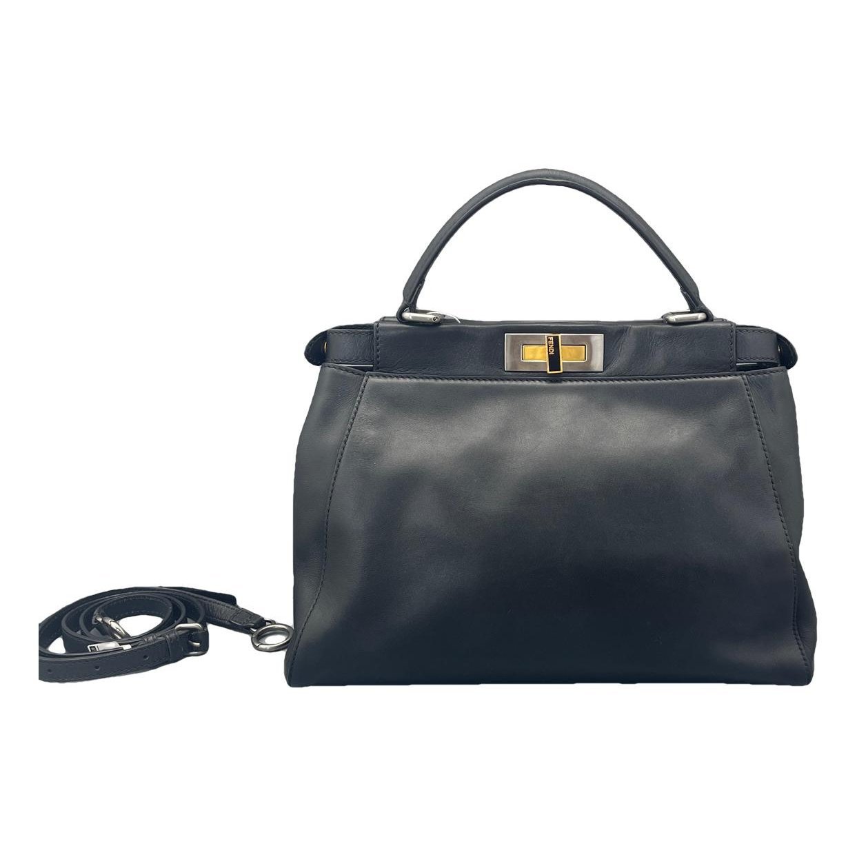 Peekaboo leather handbag