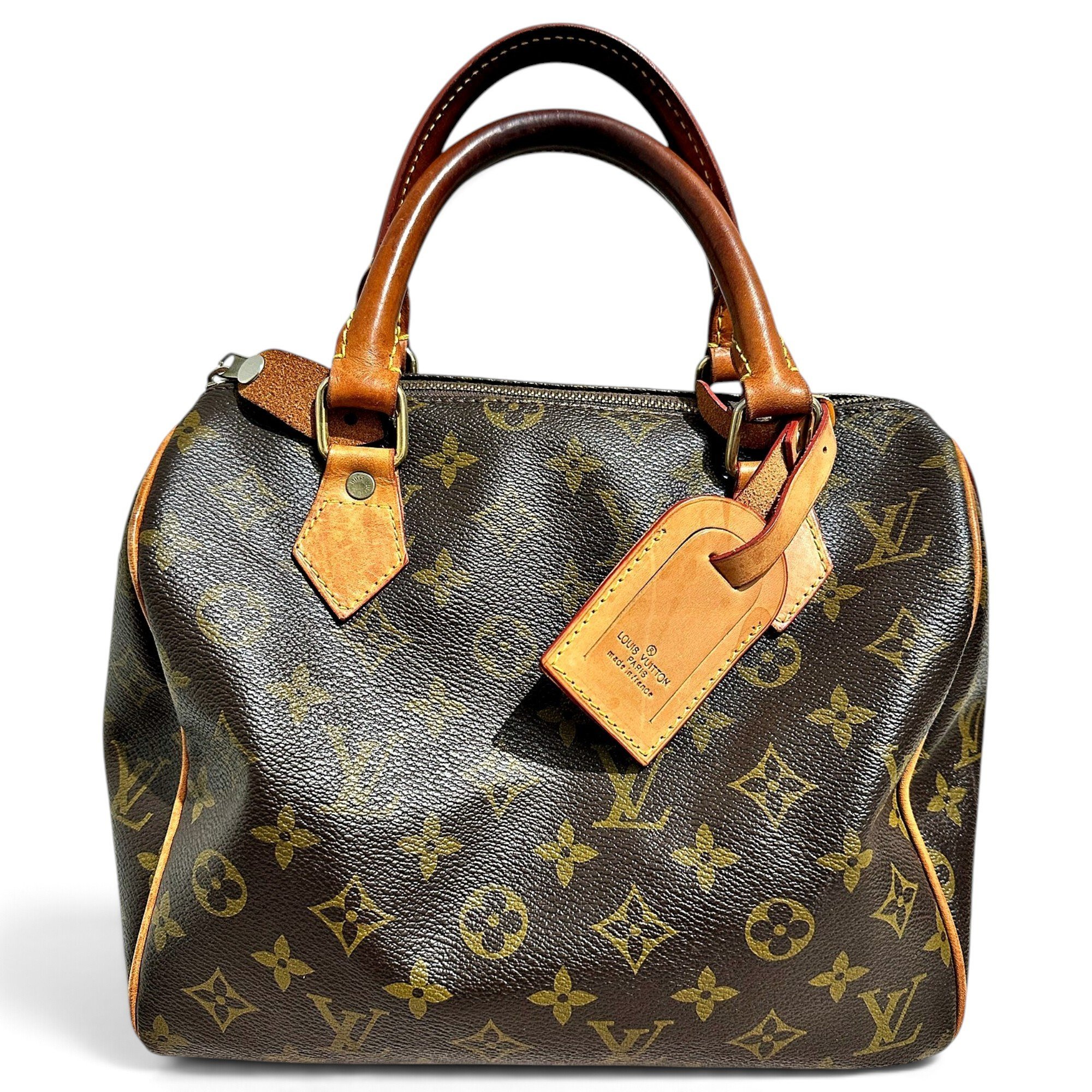 Speedy leather handbag