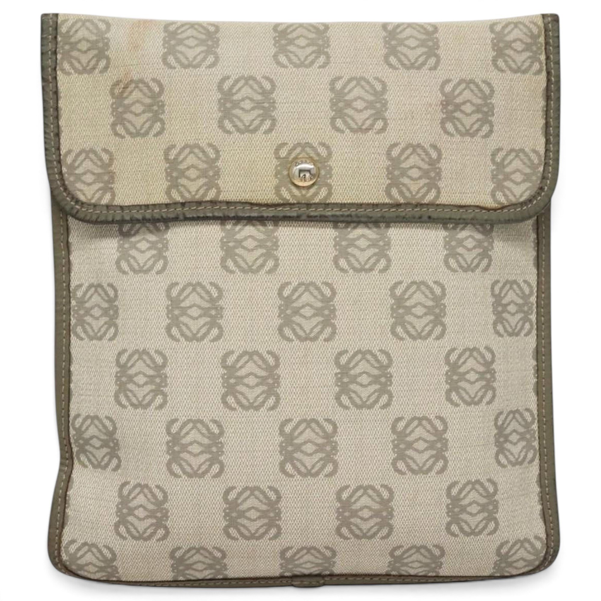 Anagram leather handbag