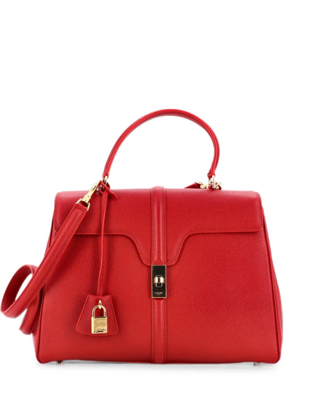 16 Top Handle Bag Grained Calfskin Medium shoulder bag