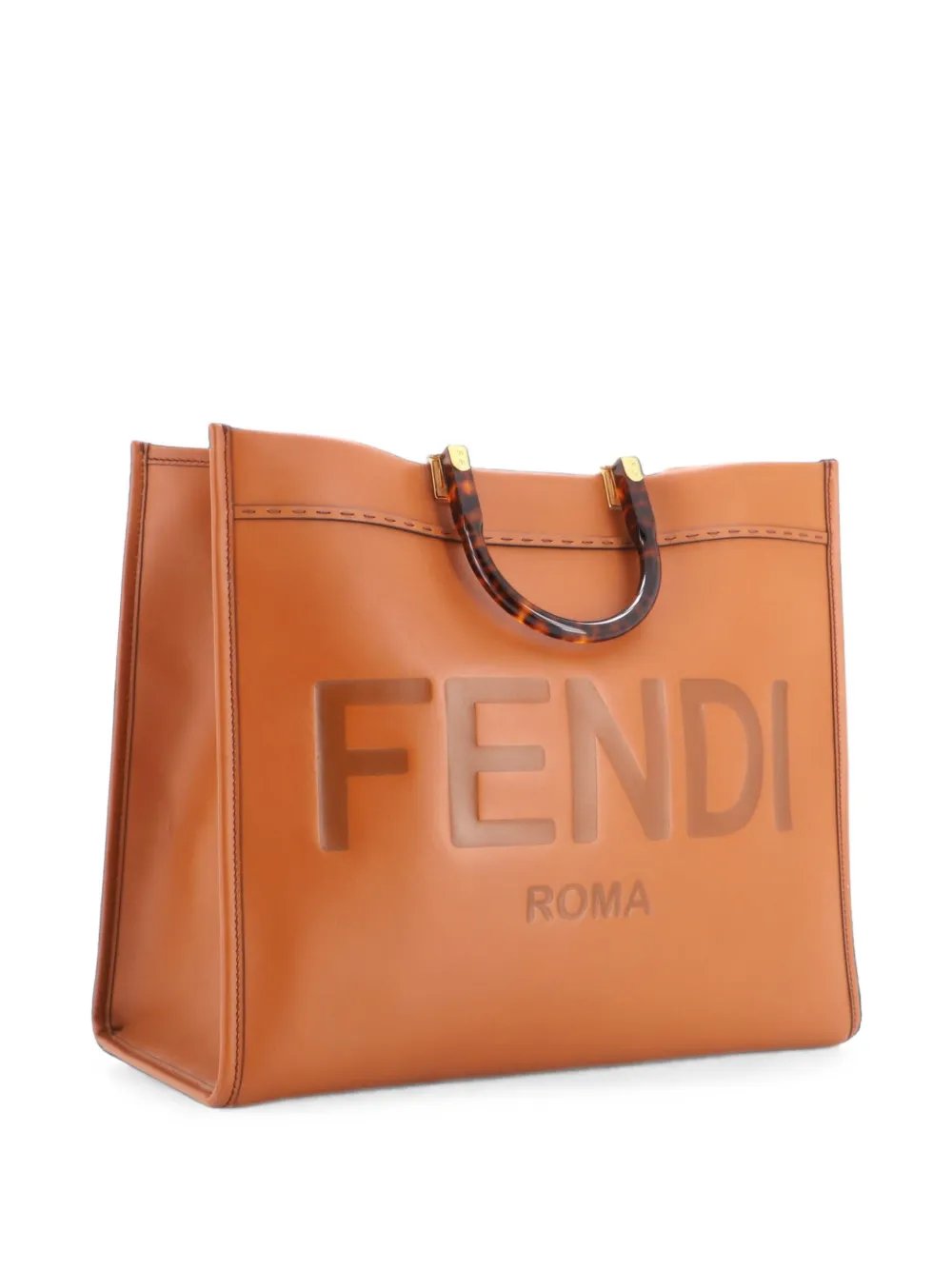 Sunshine Shopper Leather Large tote bag