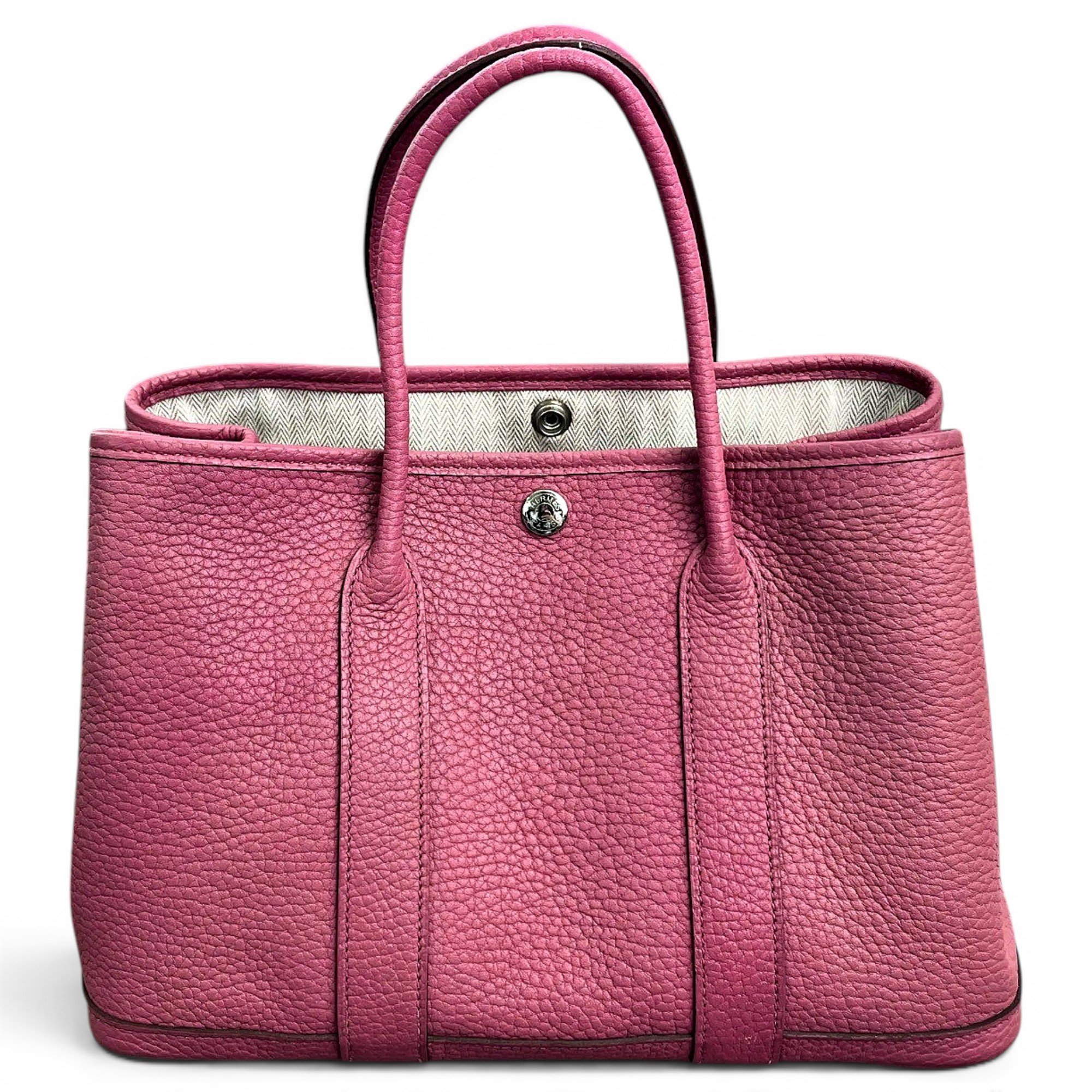 Garden Party leather handbag