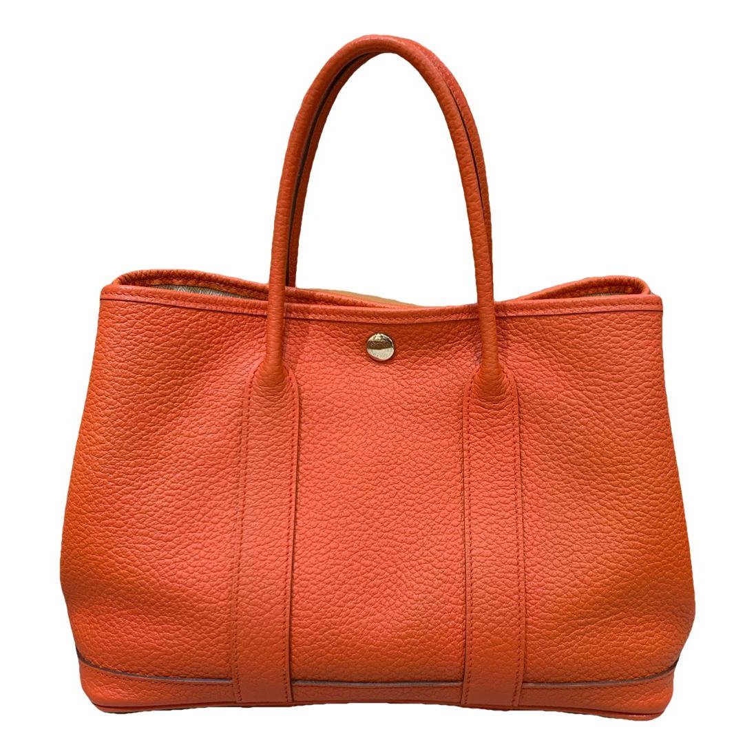 Garden Party leather handbag