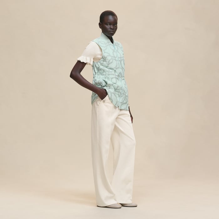 Vert Embrun "Palefroi Remix" Reversible Long Vest