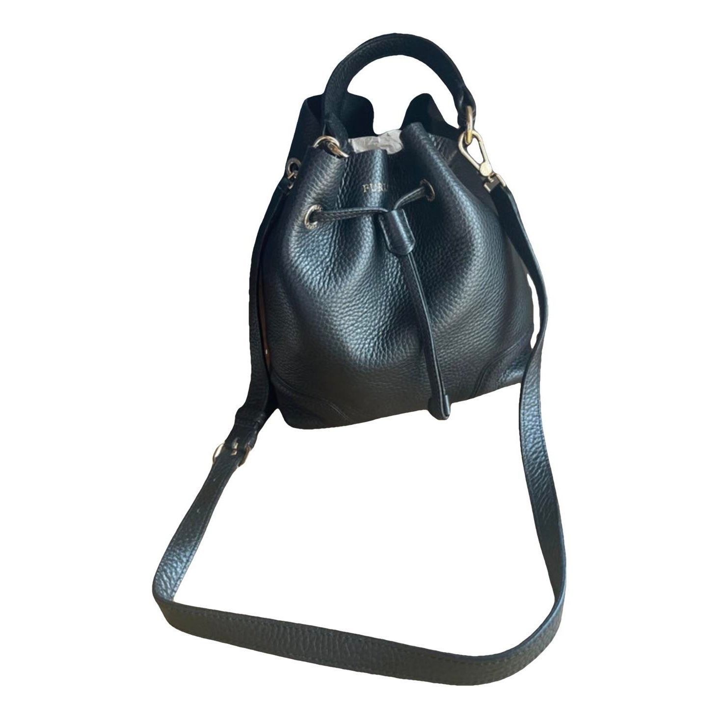 Leather clutch bag