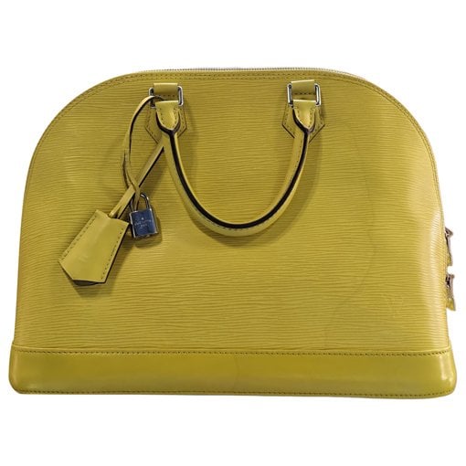 Louis Vuitton Alma leather handbag