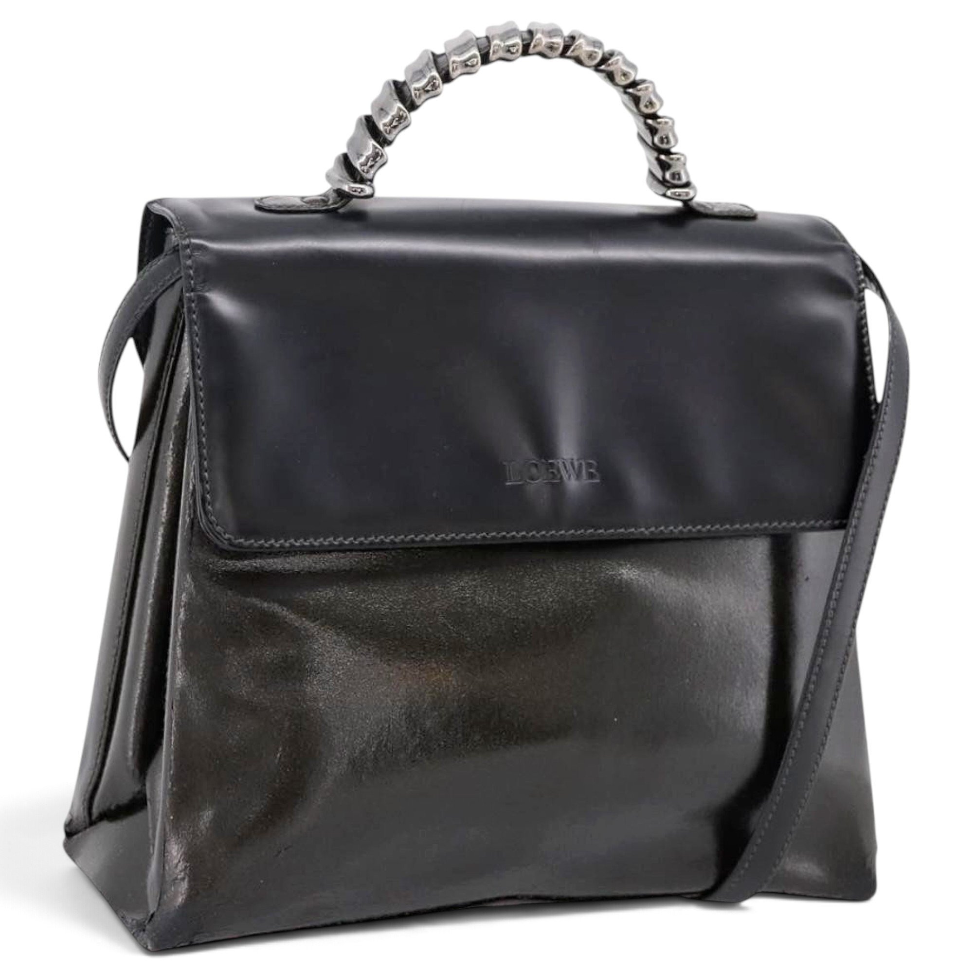 Leather handbag