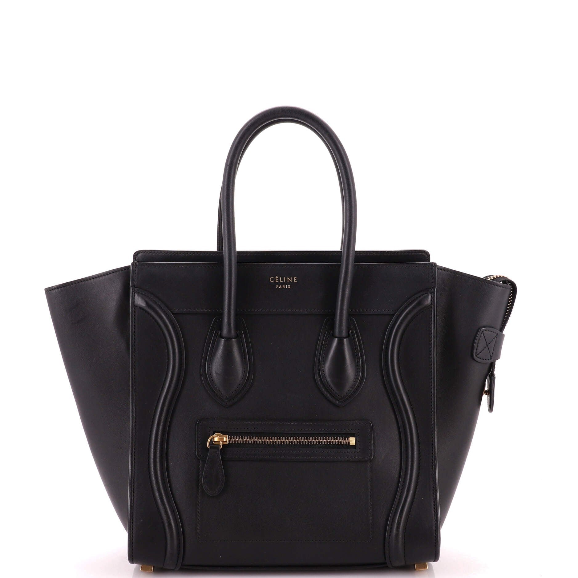Luggage Bag Smooth Leather Micro