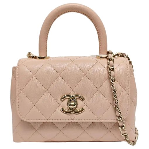 Coco Handle leather handbag