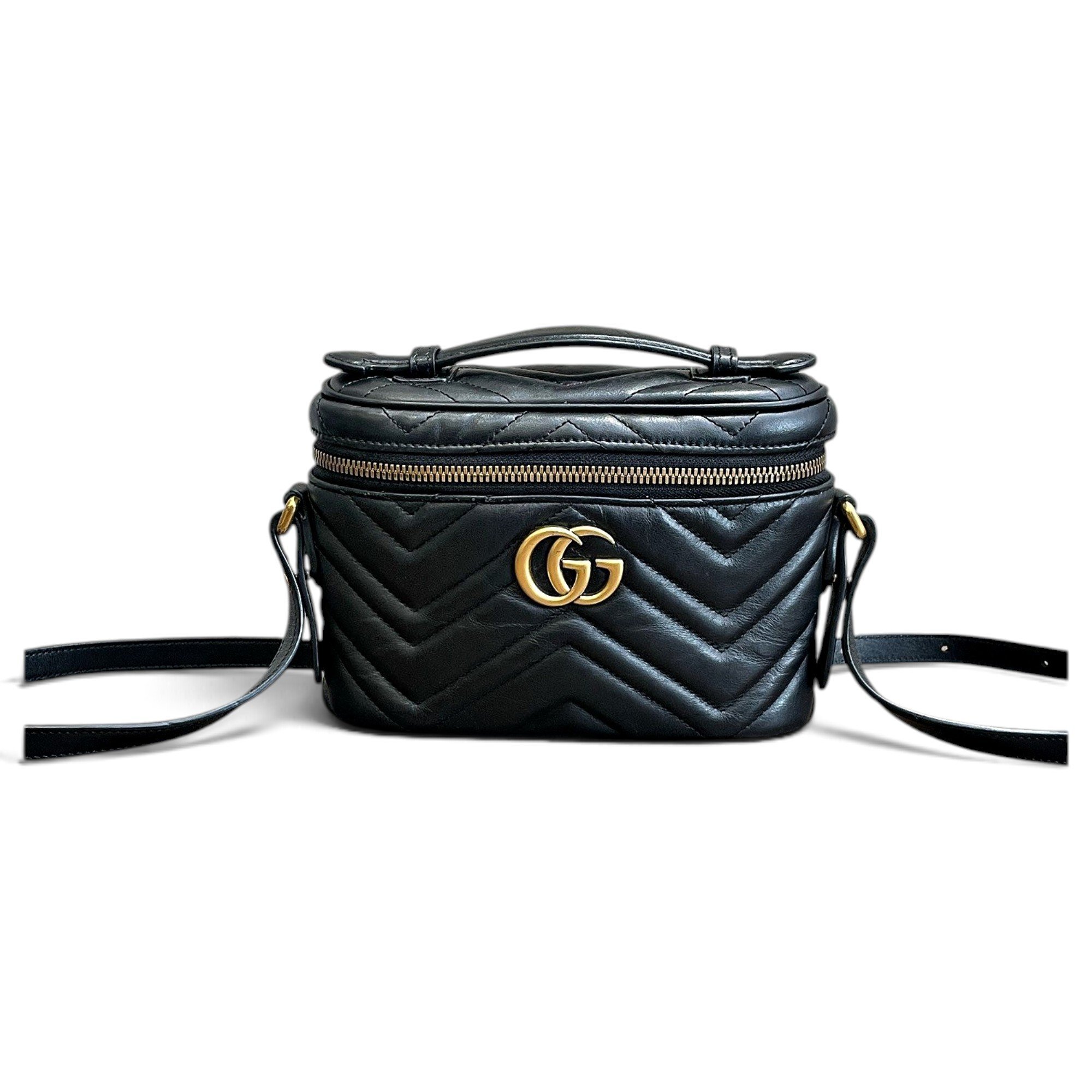 GG Marmont Oval leather crossbody bag