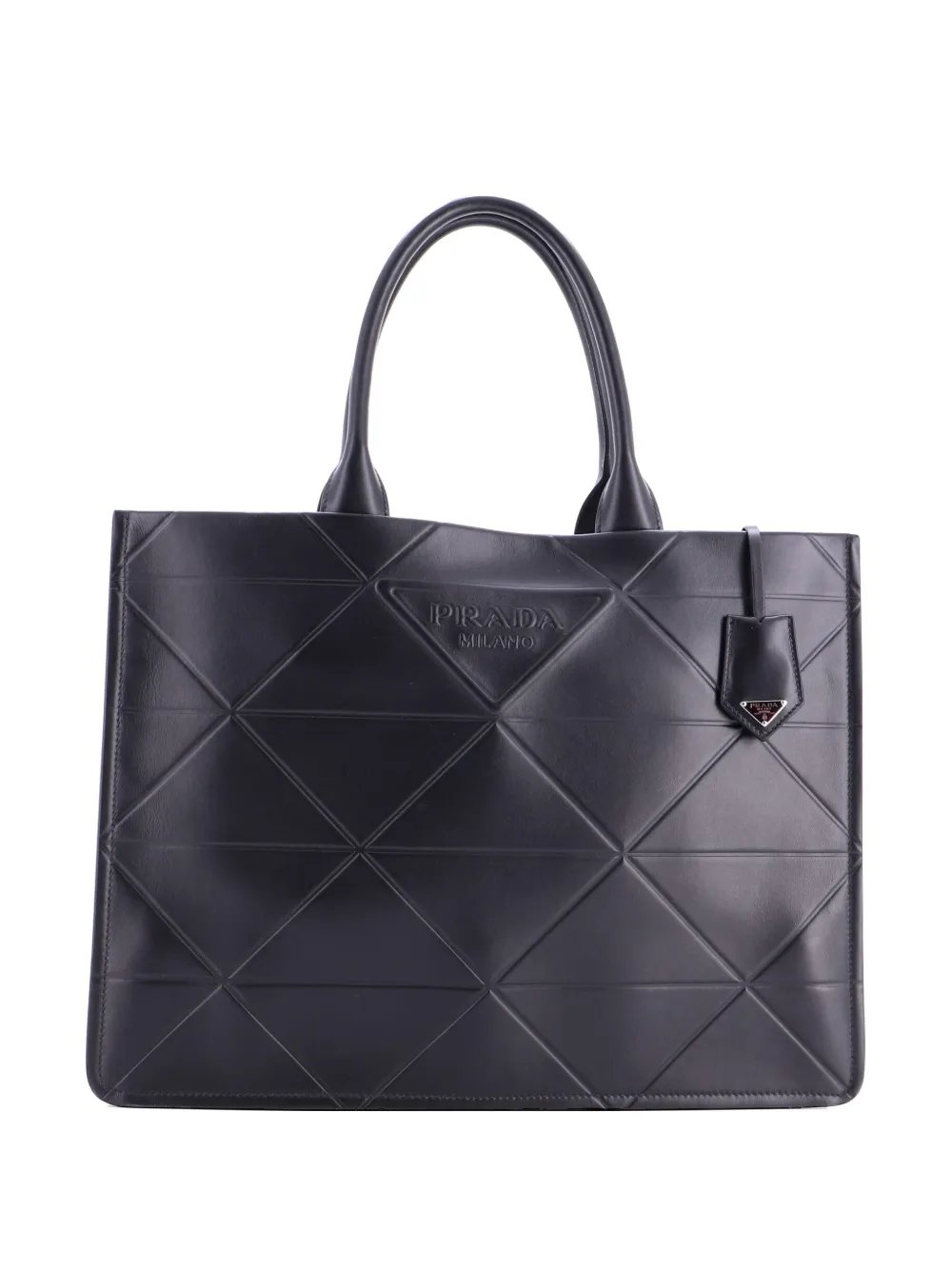 Symbole Shopper Embossed Leather Large tote bag