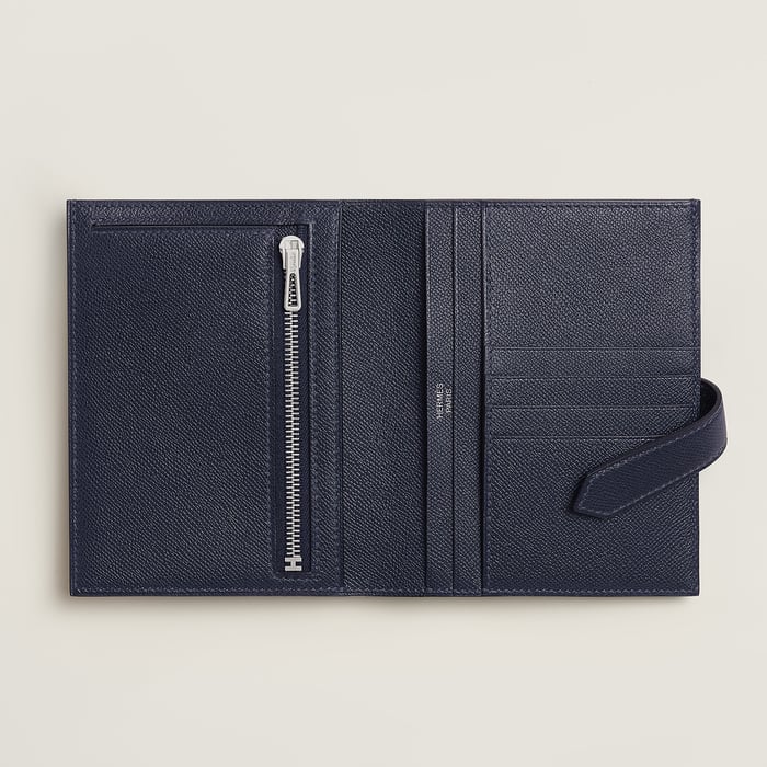 Bleu Nuit Bearn Compact Wallet
