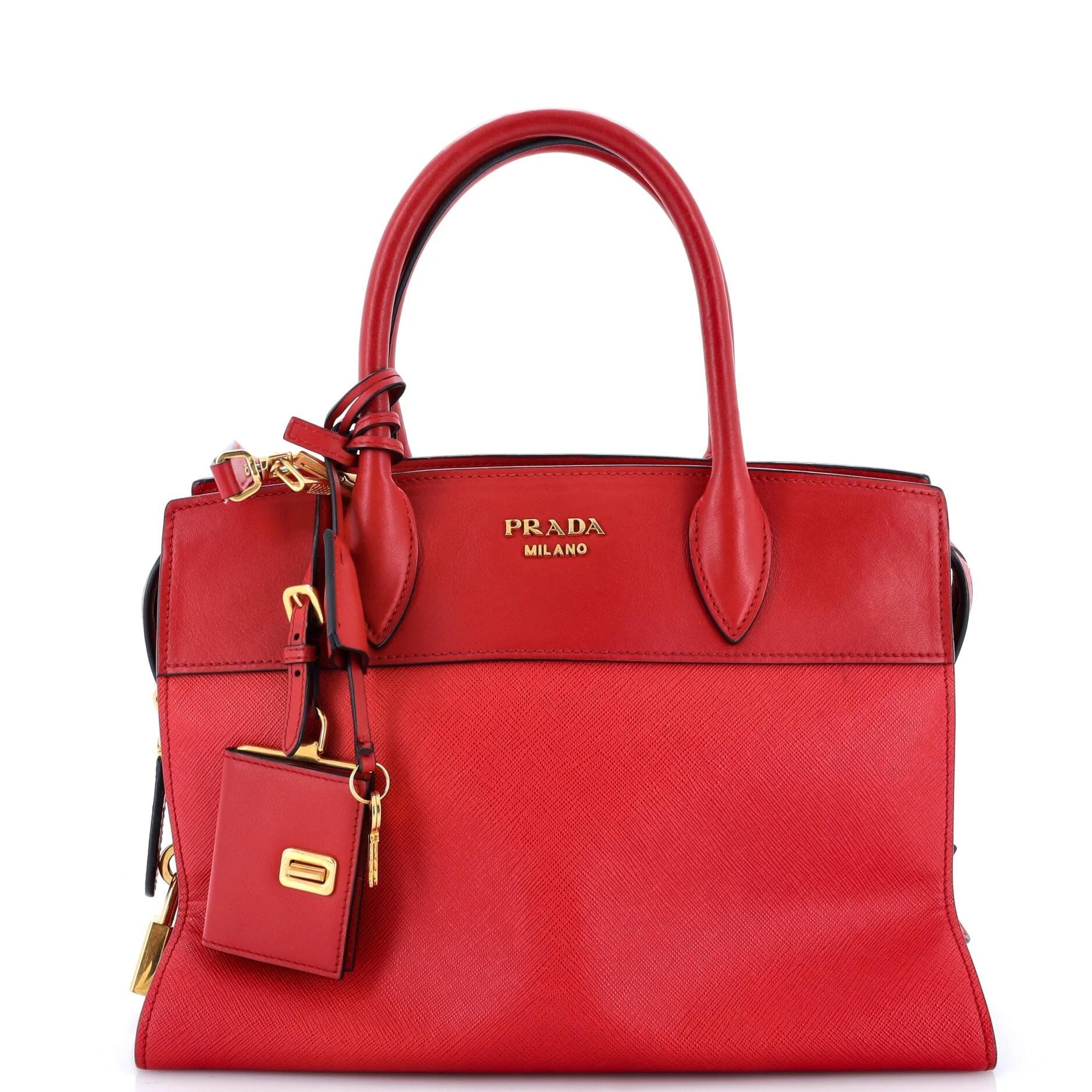 Leather tote